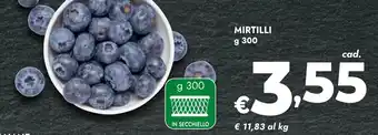 Bennet Mirtilli offerta