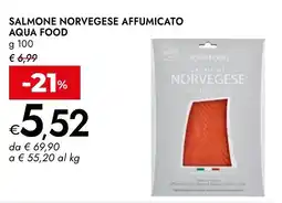 Bennet Salmone norvegese affumicato AQUA FOOD offerta