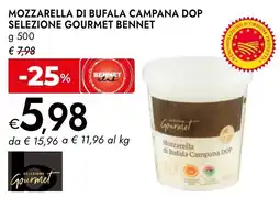 Bennet Mozzarella di bufala campana dop selezione gourmet BENNET offerta