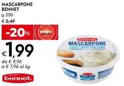 Bennet Mascarpone BENNET offerta