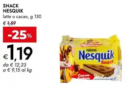 Bennet Snack nesquik NESTLE offerta