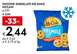 Bennet Patatine surgelate kid smile MCCAIN offerta