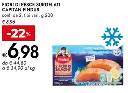 Bennet Fiori di pesce surgelati capitan FINDUS offerta