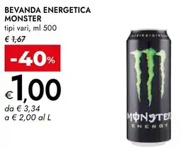 Bennet Bevanda energetica MONSTER offerta