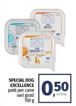 Pam SPECIAL DOG EXCELLENCE patè per cane vari gusti offerta