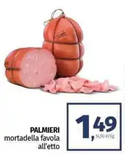 Pam PALMIERI mortadella favola offerta
