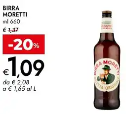 Bennet Birra MORETTI offerta