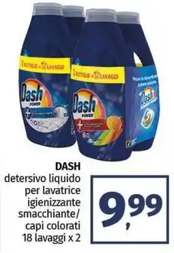 Pam DASH detersivo liquido per lavatrice igienizzante offerta