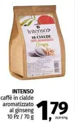 Pam INTENSO caffè in cialde aromatizzato al ginseng 10 Pz offerta