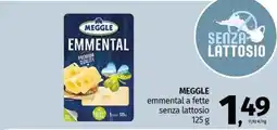 Pam MEGGLE emmental a fette senza lattosio offerta
