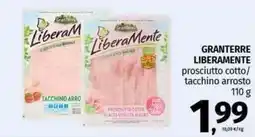 Pam GRANTERRE LIBERAMENTE prosciutto cotto/ tacchino arrosto offerta