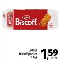 Pam LOTUS biscoff pocket offerta