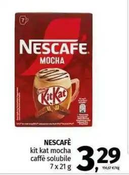 Pam NESCAFÈ kit kat mocha caffè solubile offerta