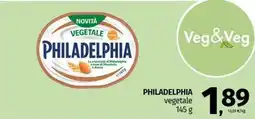 Pam PHILADELPHIA vegetale offerta