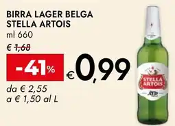 Bennet Birra lager belga STELLA ARTOIS offerta