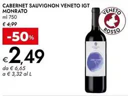 Bennet Cabernet sauvignon veneto IGT MONRATO offerta