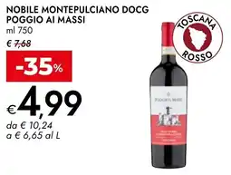 Bennet Nobile montepulciano DOCG POGGIO AI MASSI offerta