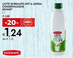 Bennet Latte scremato uht a lunga conservazione BENNET offerta