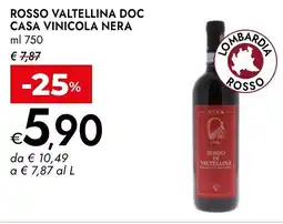 Bennet Rosso valtellina DOC CASA VINICOLA NERA offerta