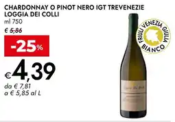 Bennet Chardonnay o pinot nero IGT trevenezie loggia dei colli offerta