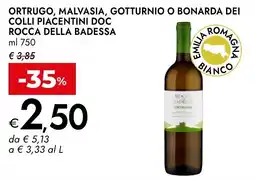 Bennet Ortrugo, malvasia, gotturnio o bonarda dei colli piacentini doc rocca della badessa offerta