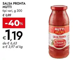 Bennet Salsa pronta MUTTI offerta