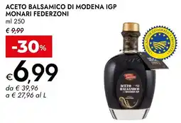 Bennet Aceto balsamico di modena IGP MONARI FEDERZONI offerta