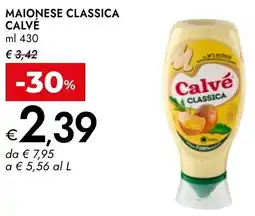 Bennet Maionese classica CALVÉ offerta