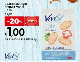 Bennet Crackers light BENNET VIVISÌ offerta
