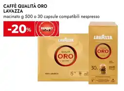 Bennet Caffè qualità oro LAVAZZA offerta