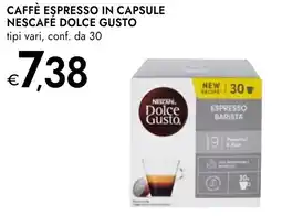 Bennet Caffè espresso in capsule NESCAFÉ DOLCE GUSTO offerta