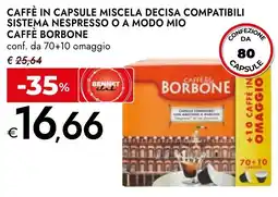 Bennet Caffè in capsule CAFFÈ BORBONE offerta