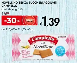 Bennet Novellino senza zuccheri aggiunti CAMPIELLO offerta