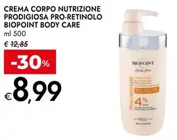Bennet Crema corpo nutrizione prodigiosa pro-retinolo biopoint body care offerta