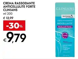 Bennet Crema rassodante anticellulite forte CLINIANS offerta
