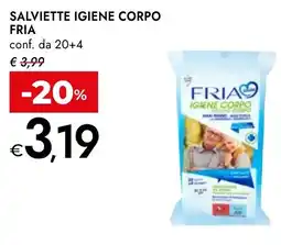 Bennet Salviette igiene corpo FRIA offerta
