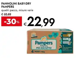 Bennet Pannolini baby-dry PAMPERS offerta