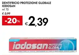 Bennet Dentifricio protezione globale IODOSAN offerta