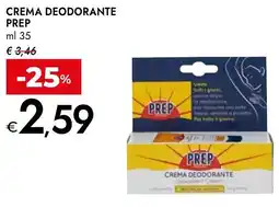 Bennet Crema deodorante PREP offerta