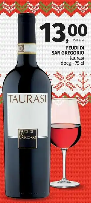 Pam Taurasi docg offerta