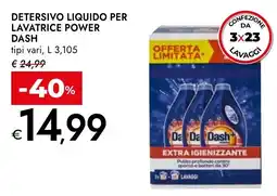 Bennet Detersivo liquido per lavatrice power DASH offerta
