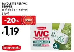 Bennet Tavolette per wc BENNET offerta