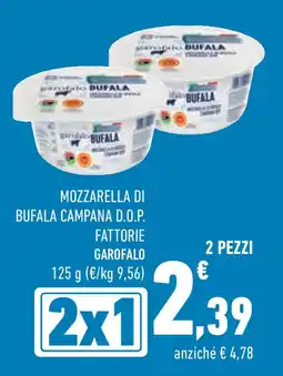 Conad Superstore Mozzarella di bufala campana d.o.p. FATTORIE GAROFALO offerta