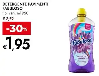 Bennet Detergente pavimenti FABULOSO offerta