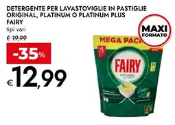 Bennet Detergente per lavastoviglie in pastiglie original, platinum o platinum plus FAIRY offerta