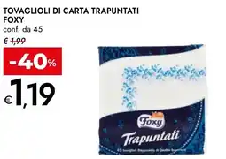 Bennet Tovaglioli di carta trapuntati FOXY offerta
