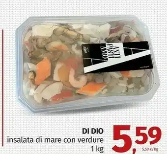 Pam Di dio insalata di mare con verdure offerta