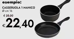 Bennet Casseruola 1 manico ø 16 cm offerta