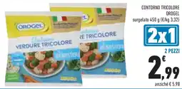 Conad Superstore Contorno tricolore OROGEL offerta