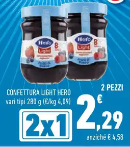 Conad Superstore Confettura light HERO offerta